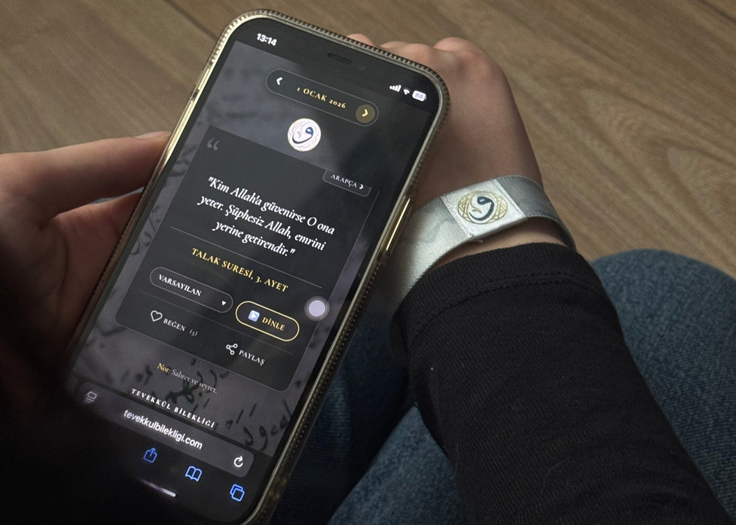 Tevekkül Bilekliği - Akıllı Manevi Hatırlatıcı